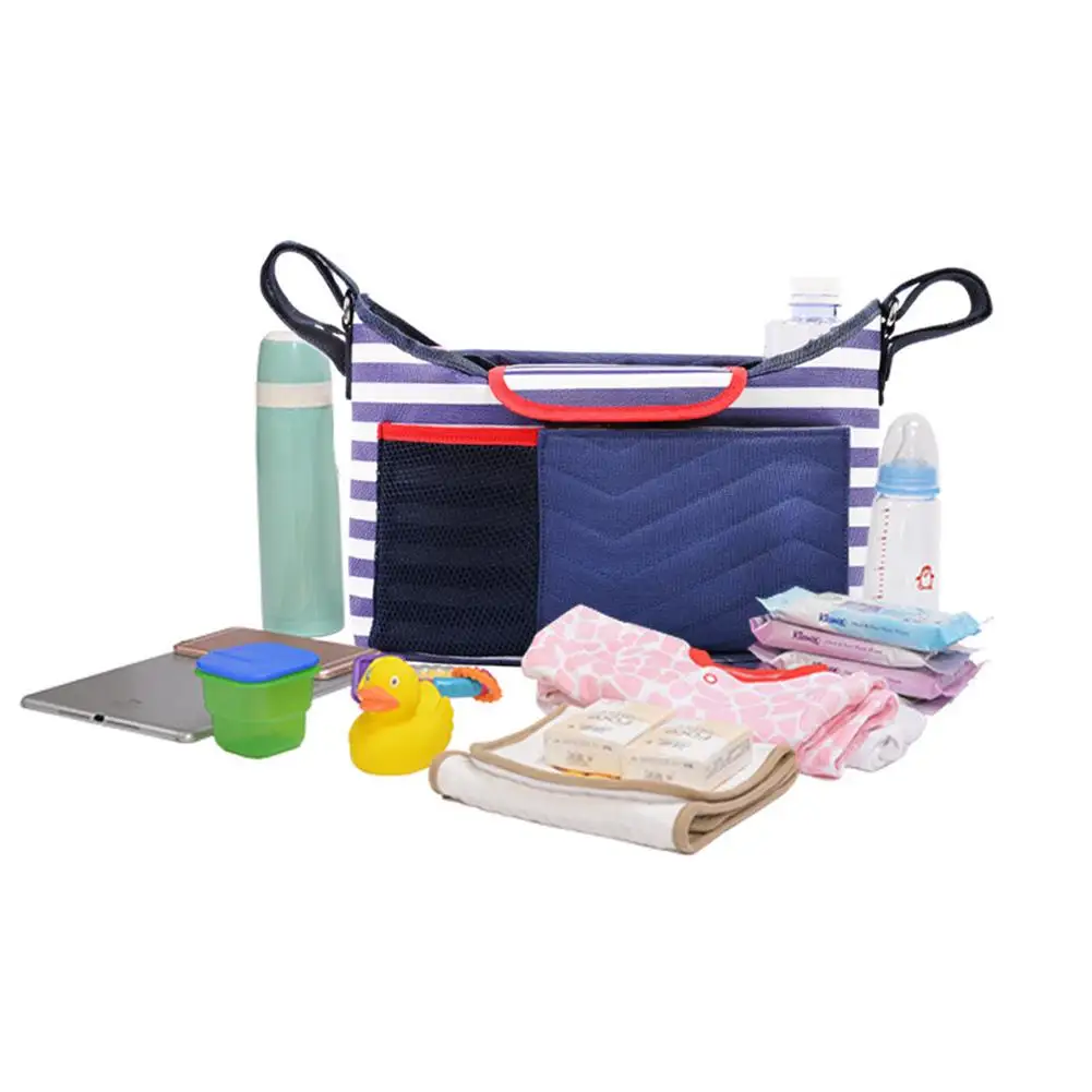 Органайзер для детской коляски, сумка для мамы, детская коляска, подвесная Детская сумка для хранения с пеленками, сумка для детской коляски