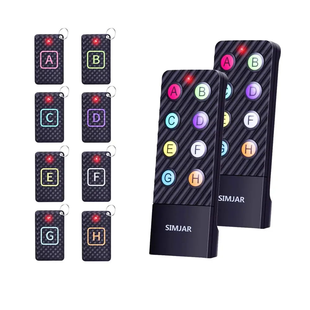 

Key Finder with Extra Backup RF Transmitter and Lanyards,Finder Locator for Wallet Phone Glasses Luggage Pet Tracker