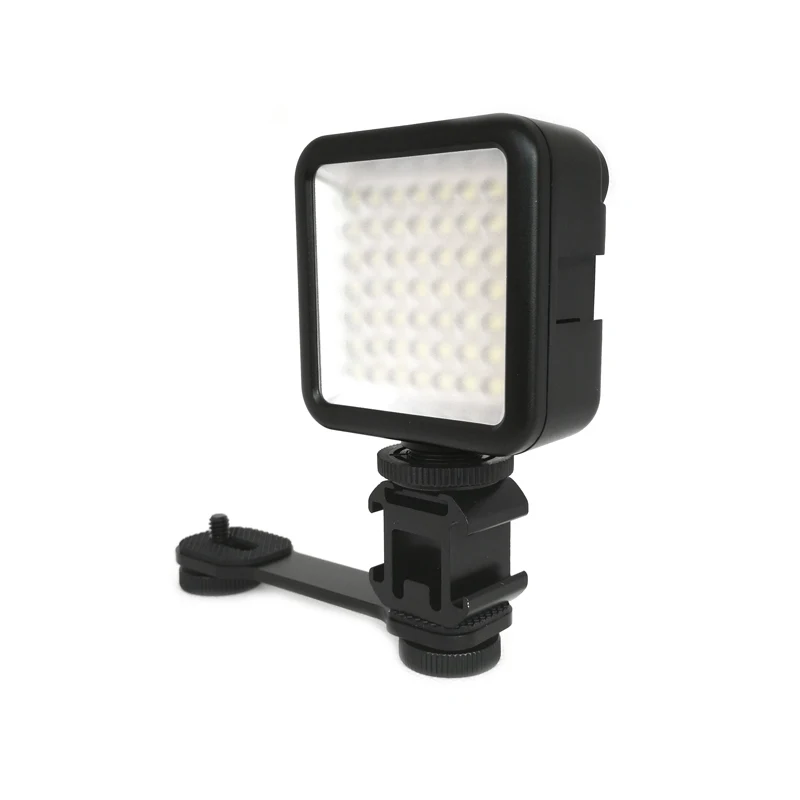 Серый Photography LED Light Microphone Extension Bar For Zhiyun Smooth 4 DJI Osmo Mobile 3 2 Handheld Gimbal Triple Hot Shoe Mount - Цвет: Серый