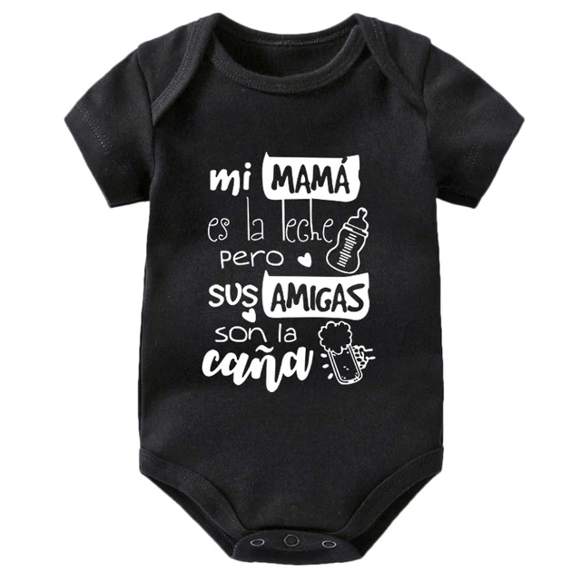 Vais a ser Abuelos Cotton Newborn Baby Bodysuits Cute Summer Baby Rompers  Body Baby Boys Girls Clothes Outfits Pregnancy Reveal