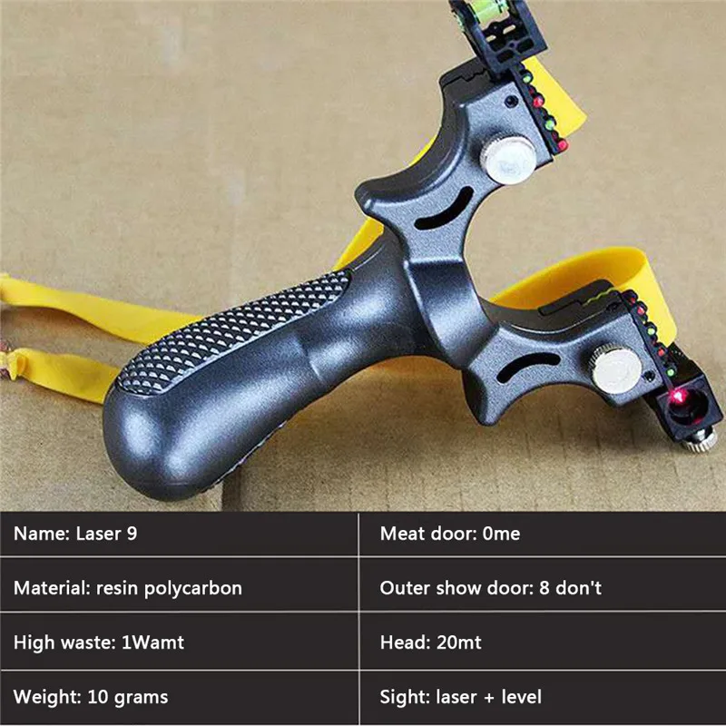 

Rubber Slingshot High Precision Flat Leather Slingshot Professional Fast Bow Outdoor Special For Hunting Tools
