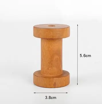 Wholesale 10PCS Large Small Size Wooden Thread Spool DIY Home Tool  Accessory Wood Thread Lace Webbing