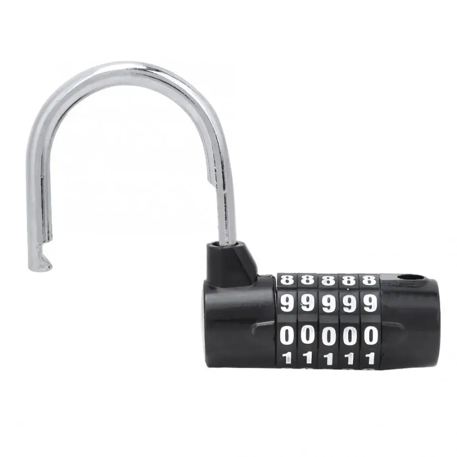 Замок с паролем цинковый сплав 5 цифр кодовый замок противоугонные замки для