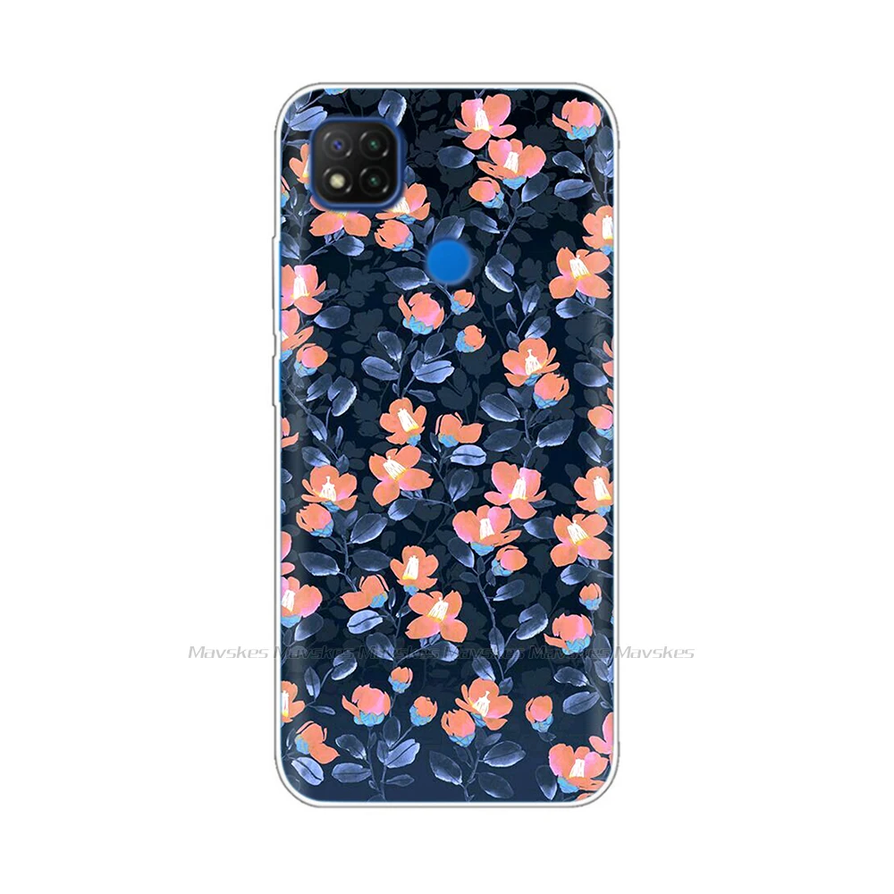 xiaomi leather case case 6.53 ''Cho Xiaomi Redmi 9C Ốp Lưng Silicone Mềm Lưng Điện Thoại Cho Xiaomi Redmi 9C NFC Ốp Lưng Nhựa TPU trên Redmi9C 9 C Funda Para xiaomi leather case custom Cases For Xiaomi