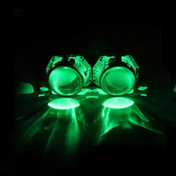 

Daytime Running Demon Eyes Light Bulbs APP Control Headlight Accessories