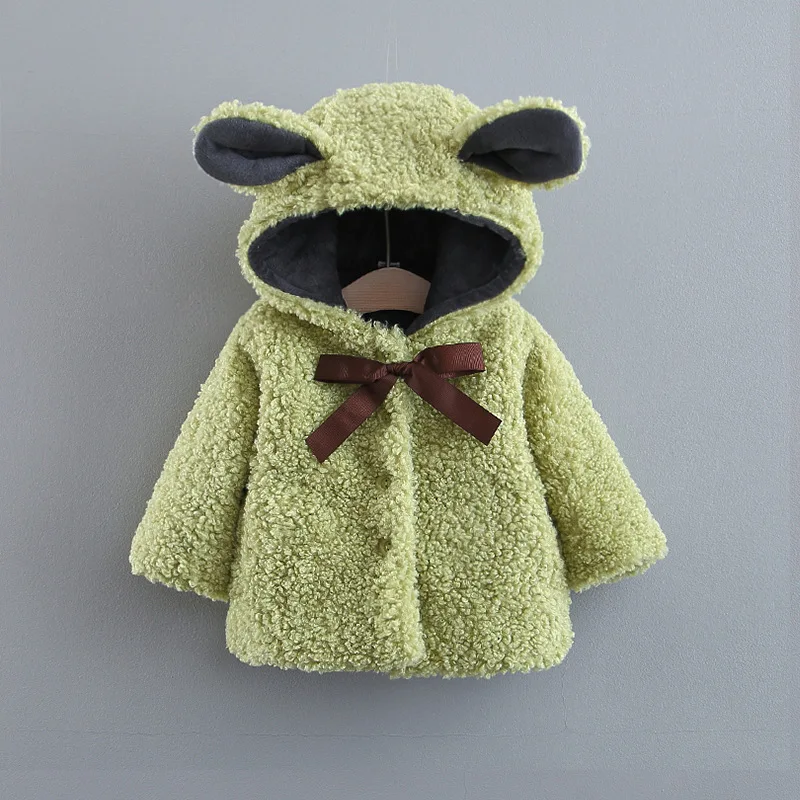 Зимнее пальто для маленьких девочек повседневный жилет с оборками и капюшоном