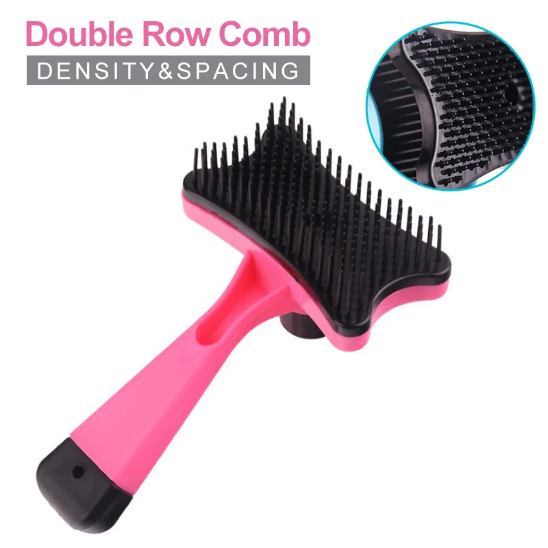 

Antistatic Dogs Combs Onekey Remove Floating Hair Cleaning Pet Comb Round Head Comb High Quality Cat Beauty Tools Pet Products