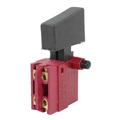 

Lock On SPST NO Plastic Case Drill Trigger Switch AC 220V 6(4)A