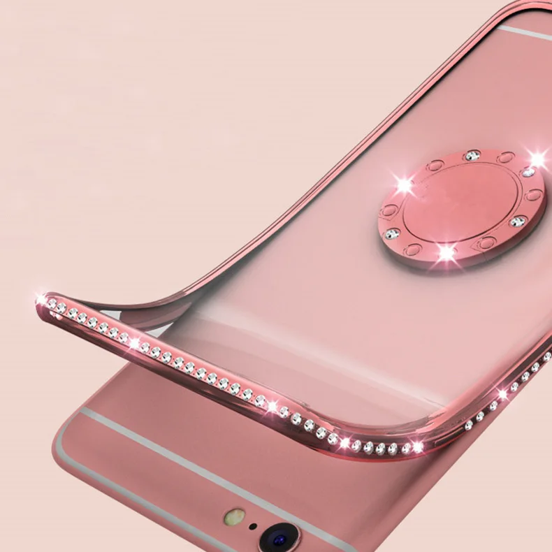Чехол с блестящими стразами для телефона Xiaomi 6X8 подходит для женщин Redmi on NOTE5 6A 6Pro Note4 X Coque бампер антидетонационный чехол