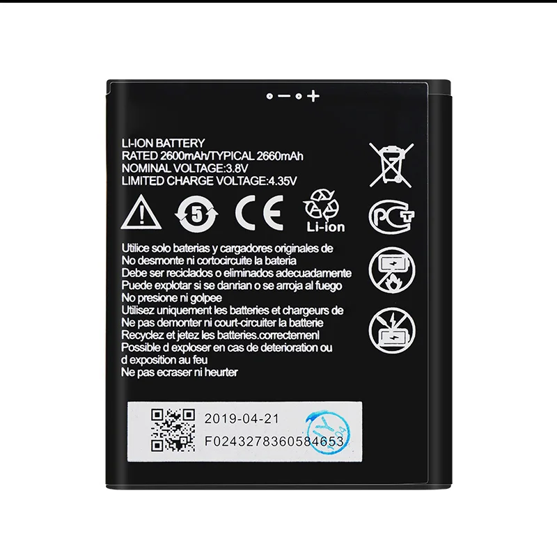 Для zte Blade A530 A606 BA530 BA606 батарея 2600 мАч запасная батарея для мобильного телефона Li3826T43P4h705949 AKKU