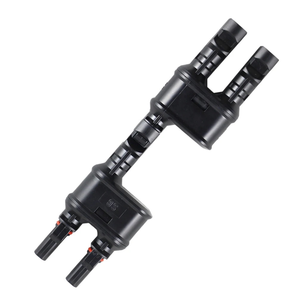 2 пары M/FM MC4 T филиал панели солнечные Соединительный кабель муфта Combiner