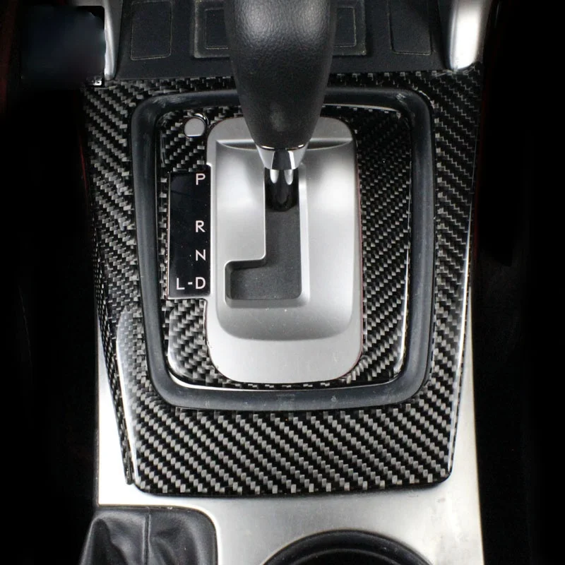 Garniture Intérieure Fibre Carbone Pour Subaru Forester 2013-2018 - Autocollant ABS Pour Console Centrale, Avant