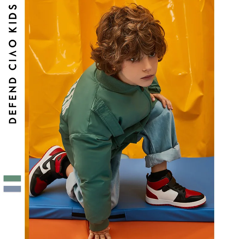 New baby Boys Winter Coat 6 to 14 Years Children Patchwork Down duck Baby Boy Winter Jacket Boys Kids Warm Outerwear Parks