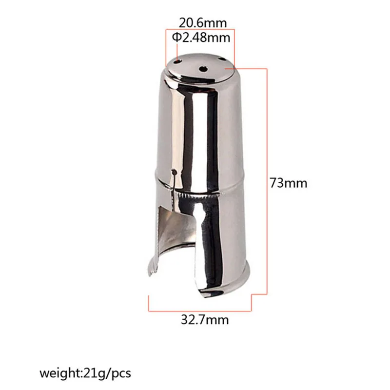 Saxophone Metal Hat the Times Mouthpiece Guarding Cap Clarinet Mouthpiece Hat Mouthpiece Cover