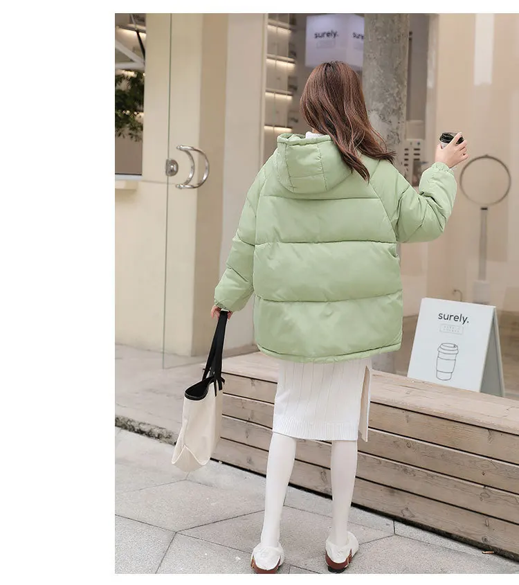 Winter women Parkas coat 2020 casual thicken warm hooded padded jackets Female solid colorful styled outwear snow jacket