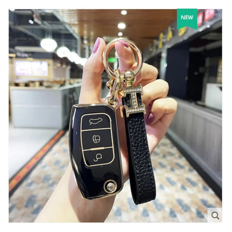 Copertura portachiavi telecomando per Ford Fiesta Focus 2 Ecosport Kuga Escape Falcon b-max c-max Eco Sport Galaxy accessori auto 10 Copertura portachiavi telecomando per Ford Fiesta Focus 2 Ecosport Kuga Escape Falcon b-max c-max Eco Sport Galaxy accessori auto - H656090deeded4fb2a94d4f41980fbb09Y
