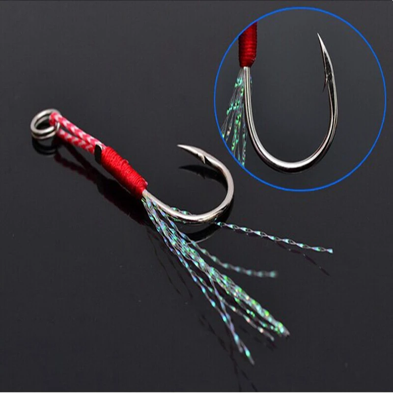 Obsession Shore Jigging Micro Assist крючки Flasher stinger крюк медленный jigging приманка Передняя Задняя