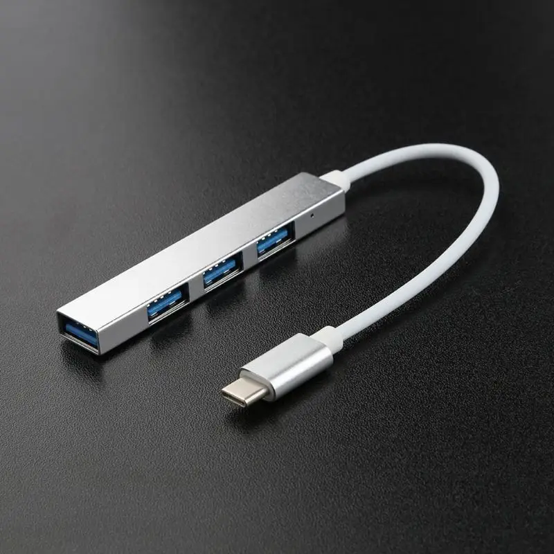 USB C концентратор type C до 4 USB 3,0 адаптер для Macbook Pro мобильного телефона ноутбука E65A
