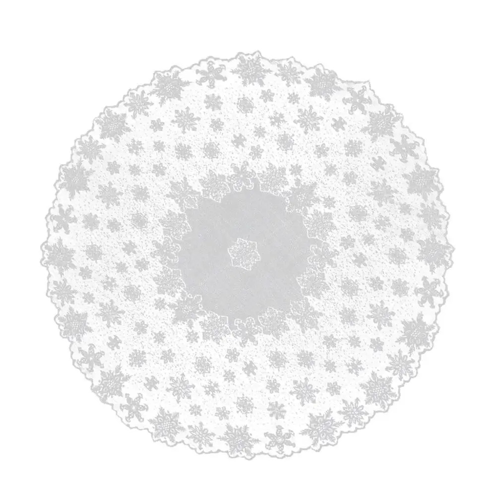 1 шт. 2 стиля скатерти manteles de mesa прямоугольные Ronda Рождество Decoracion для дома белые скатерти L* 5 - Цвет: diameter  178CM