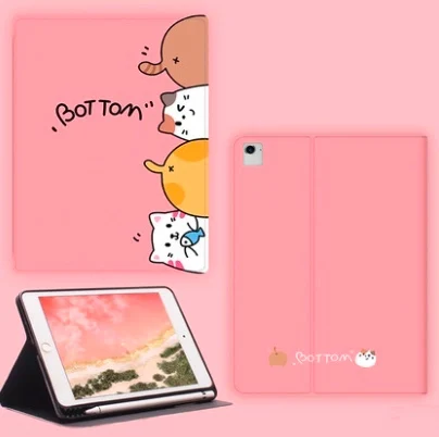 Планшеты Обложка для ipad Mini1 на возраст 2, 3, 4, 5, ipad air 2 3 pro 11 10,5 10,2 дюймов мультфильм чехол для ipad 18 9,7 с карандашница - Цвет: For 2017 18 9.7