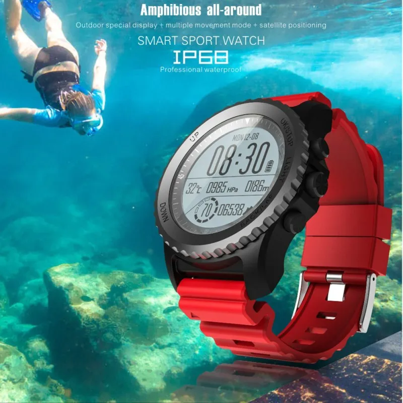 

S968 Smart watch Waterproof Heart Rate Monitor Men Wristwatch Pedometer Swimming Bluetooth GPS sport Smartwatch for Android ios