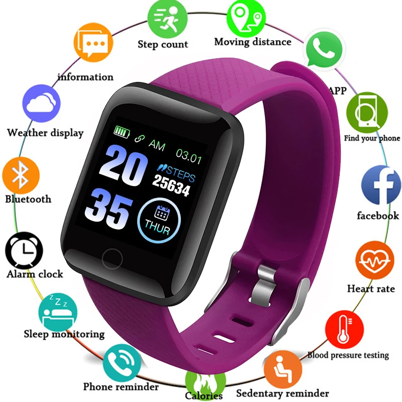 

D13 Sport Smart Watch Men Blood Pressure Waterproof Ip67 Smartwatch Heart Rate Monitor Fitness Tracker Watch For Android IOS