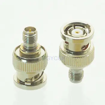 

DHL/EMS 50 pcs Conversion Adapter RP*BNC male to RP*SMA female coaxial connector for WIFI -h2