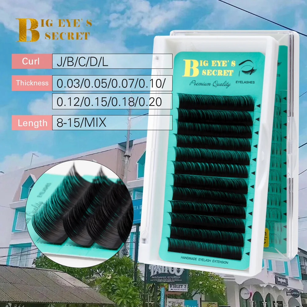 

Big eye's secret Individual Eyelash Extension Faux Mink Eye Lashes False lashes For Makeup Supplies Handmade Lashes