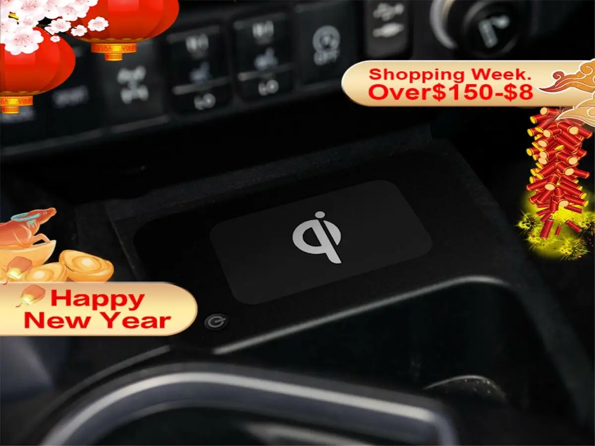 QI автомобильное зарядное устройство для Toyota RAV4 2016 2017 интеллектуальная