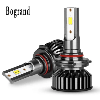 

Bogrand H4 LED H7 H11 H8 9006 9005 H1 9012 H9 Car Auto Headlights High Low Beam Bulb Automobile Lamp 12V-28V