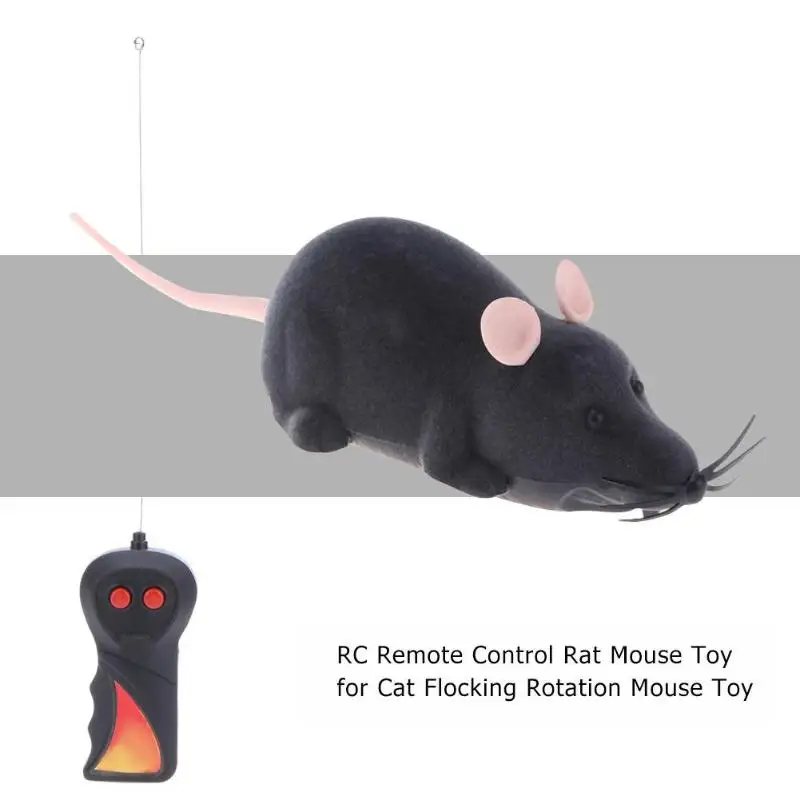1 шт. Мышь игрушки Беспроводной электрический RC мышки для котов дистанционного