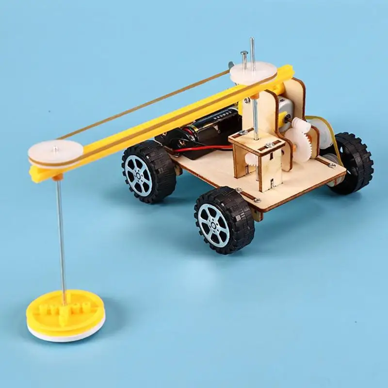 Детский DIY умный уборочный робот игрушка обучающая научная Швабра набор для сборки