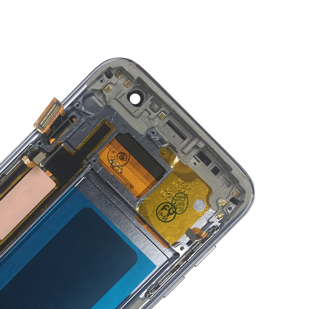 Супер AMOLED 5 ''LCD для SAMSUNG Galaxy s7 edge G935 G935F ЖК дисплей сенсорный экран с рамкой +