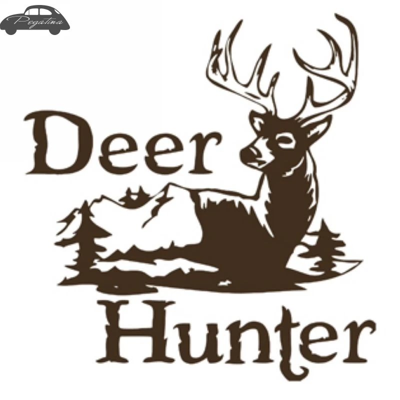 Pegatina Hunt Buck Decal Hunting Club Sticker Hollow Sticker Hunter Car Window Vinyl Decal Funny Poster Motorcycle