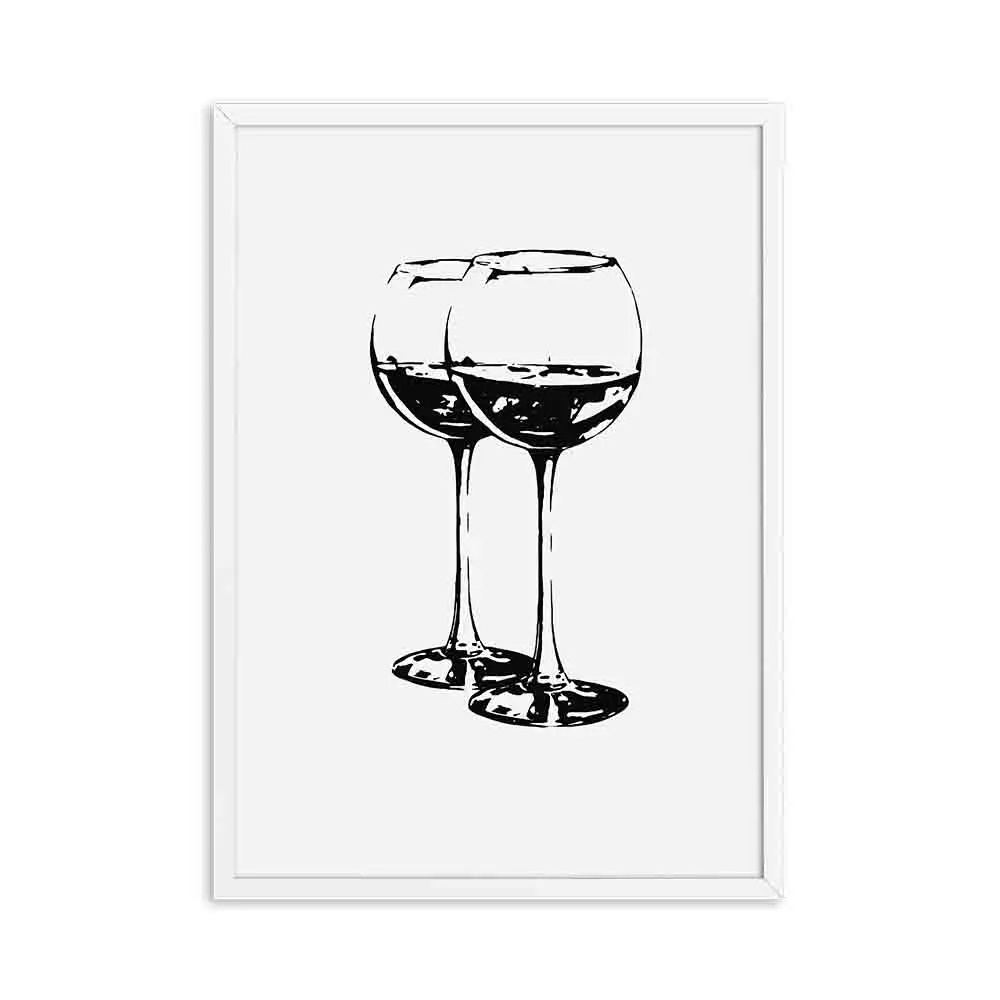 Save-Water-Drink-Quotes-Wall-Art-Wine-Black-Glasses-Posters-and-Prints-Black-White-Funny-Kitchen (7)