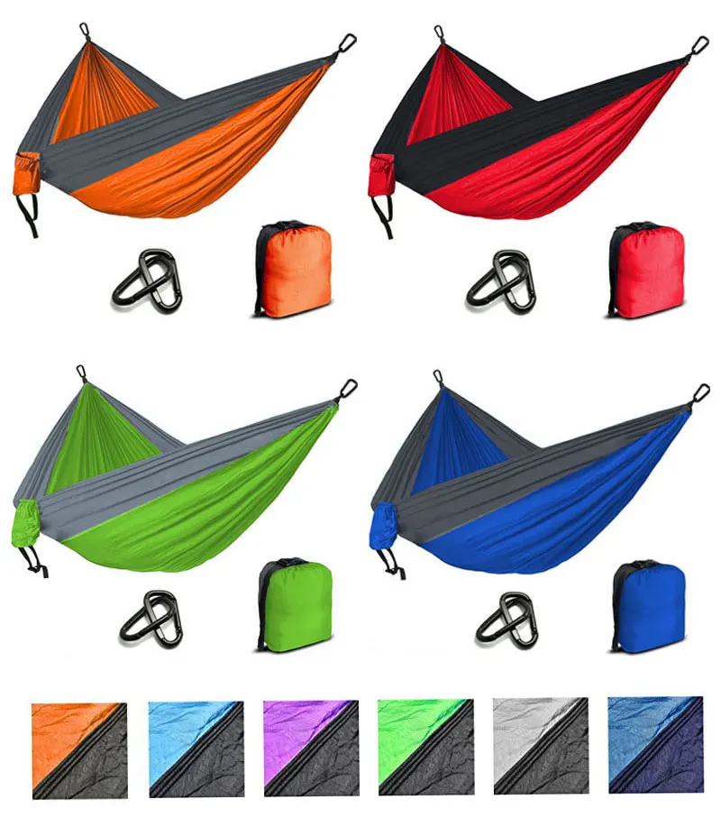 Camping Parachute Hammock Survival Garden Outdoor Furniture Leisure Sleeping Hamaca Travel Double Hammock