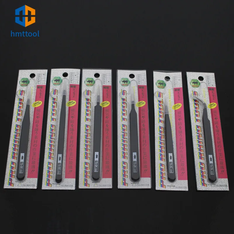 Original High Hardness RHINO TS-00 TS-2A TS-3C TS-7A TS-SA TS-SS ESD Stainless Tweezers Set For Watch Phone Repair Tools