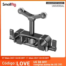 Smallrig 15mm lws suporte de lente universal para câmera dslr em forma de y lente de suporte com 15mm montagem em haste de apoio rig-2727