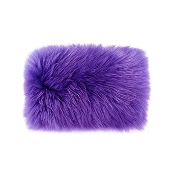 

Center Console Auto Armrest Cover Protector Pad Warm Protective Elastic Belt Styling Fluffy Soft Artificial Wool Car Interior