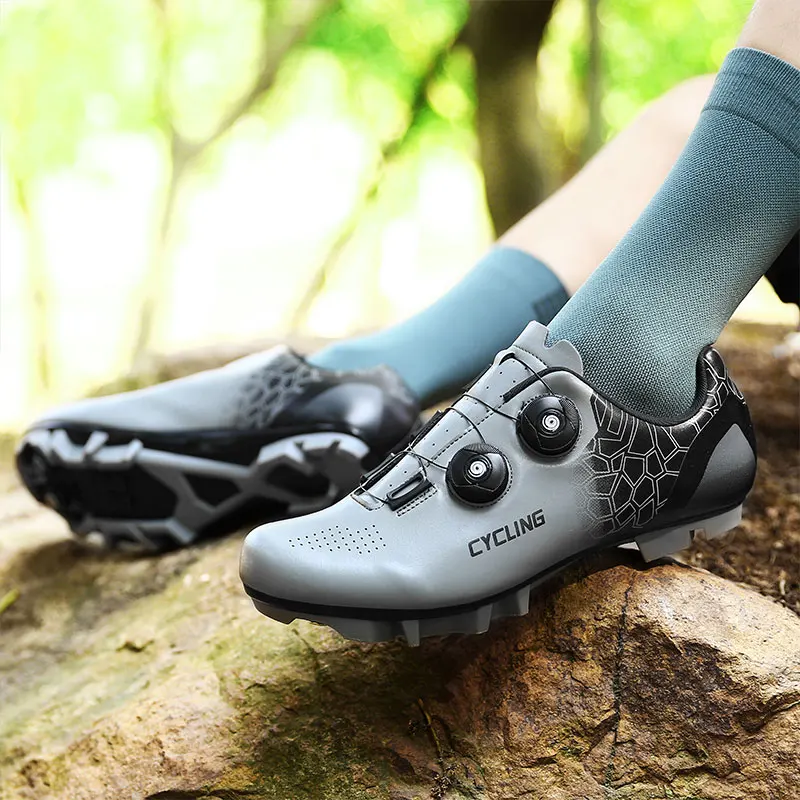 Road Cycling Shoes Men Outdoor Sport Bicycle Shoes Breathable Mtb Bike Flat Sneakers Mnountain Racing Cycling Sneakers Plus Size