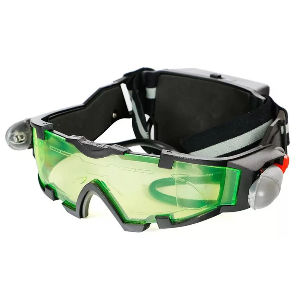 

Adjustable Kids Night Glasses Flip-Out LED Lights Goggles Children Toys Eye Lens Glasses for Concert Cosplay Disco Playing