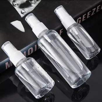 

Transparent Empty Plastic Spray Bottle Refillable Travel Bottle Empty Cosmetic Containers Atomizer Essential Oil Perfume Bottle