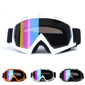 

Hot Adult Skiing Eyewear Motocross Goggles Motorcycle goggles Glasses Off-road for Glasses Clear Lens Ski Helmet Googles