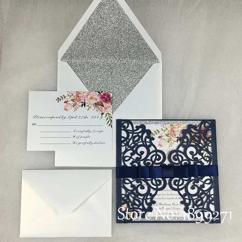 Customized Birthday Greeting Card Wedding Invitation card Wholesale Luxury Handmade Decoration Girl Design | Дом и сад