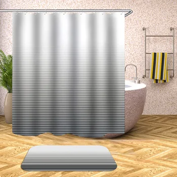 

Shower Curtain, Bathroom Curtains Accessories-Solid Color,Simple Color Gradien,Blue,Green,Grey,Pure Colors Cloth Fabric Decor