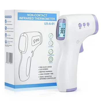 

Non-contact Infrared Forehead Thermometer for Adults and Children with Lcd Display Digital Laser Temperature Tool