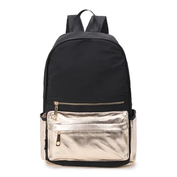 

New 2019 Casual Travel Backpack PU Sequins Design Canvas Backpack Girl College School Bag Large Capacity Backpack 2019