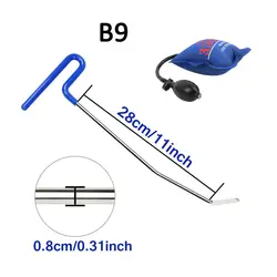 PDR инструменты 1 шт. синий цвет толкатели крючки с pum клиновидный автомобильный лом вмятины на кузове автомобиля Инструменты для ремонта