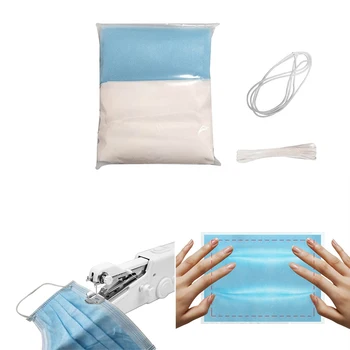 

Fast Deliver DIY Homemade Disposable Dustproof Face Mouth Mask Elastic Band Mask Kit Mask Rope Sewing Supplies In Stock