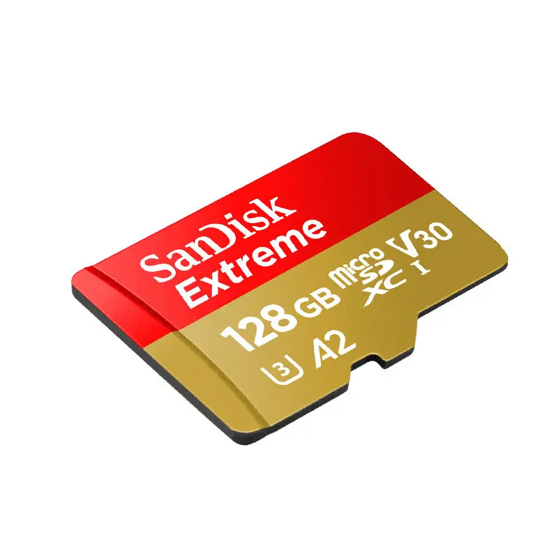 Sandisk Original Memory Card Extreme Micro SD Card A2 A1 V30 U3 Flash Card 64GB 32GB TF Card 128GB Memory Microsd For Free Ship camera memory card Memory Cards